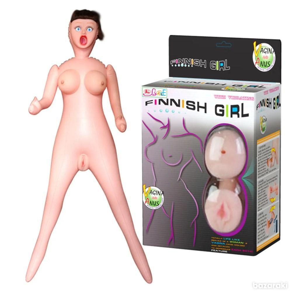 Секс-кукла с вибрацией BAILE Finish Girl Talla и двусторонним мастурбатором, 160 см Sex Aura Киев - изображение 1