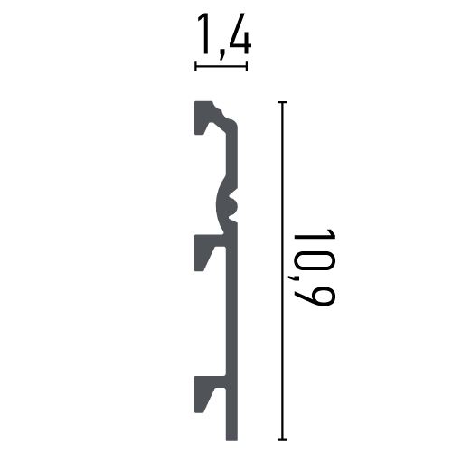 Плінтус полімерний Grand Decor HCR 512 Дніпро - фото 2