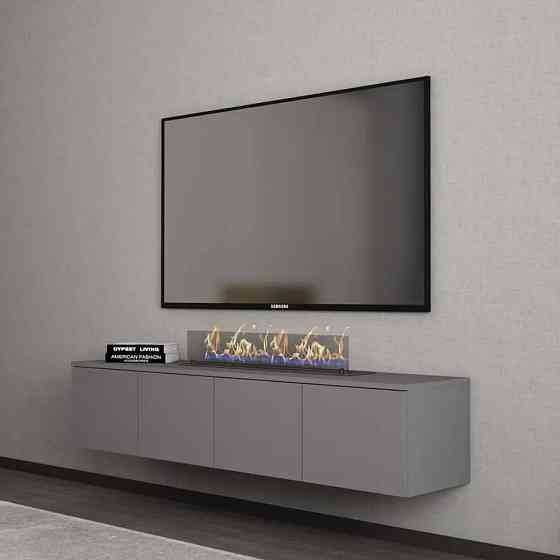 Тумба под ТВ Doros Левия Графит 4Д 160х35х33 см Львов