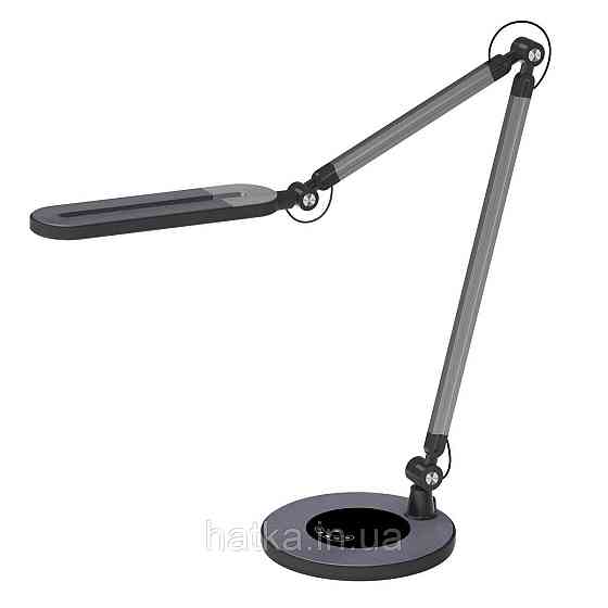 Лампа настільна світлодіодна гнучка Sirius BL-1221 чорна Київ