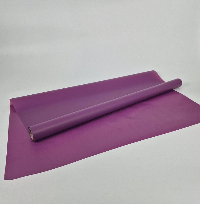 Рулон 10 м тонированый матовый (7) пленка для цветов (h660) № 1 Слива (1 шт) Харьков - изображение 1