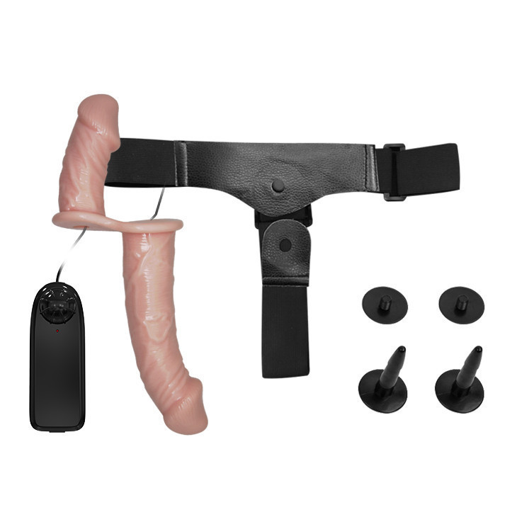 Страпон - Ultra Passionate Harness Dual Penis Strap On Flesh Sex Aura Киев - изображение 6