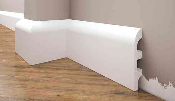 Плинтус под покраску из дюрополимера Элегант LPC - 19 (2м.п.) 98х17.7мм Днепр