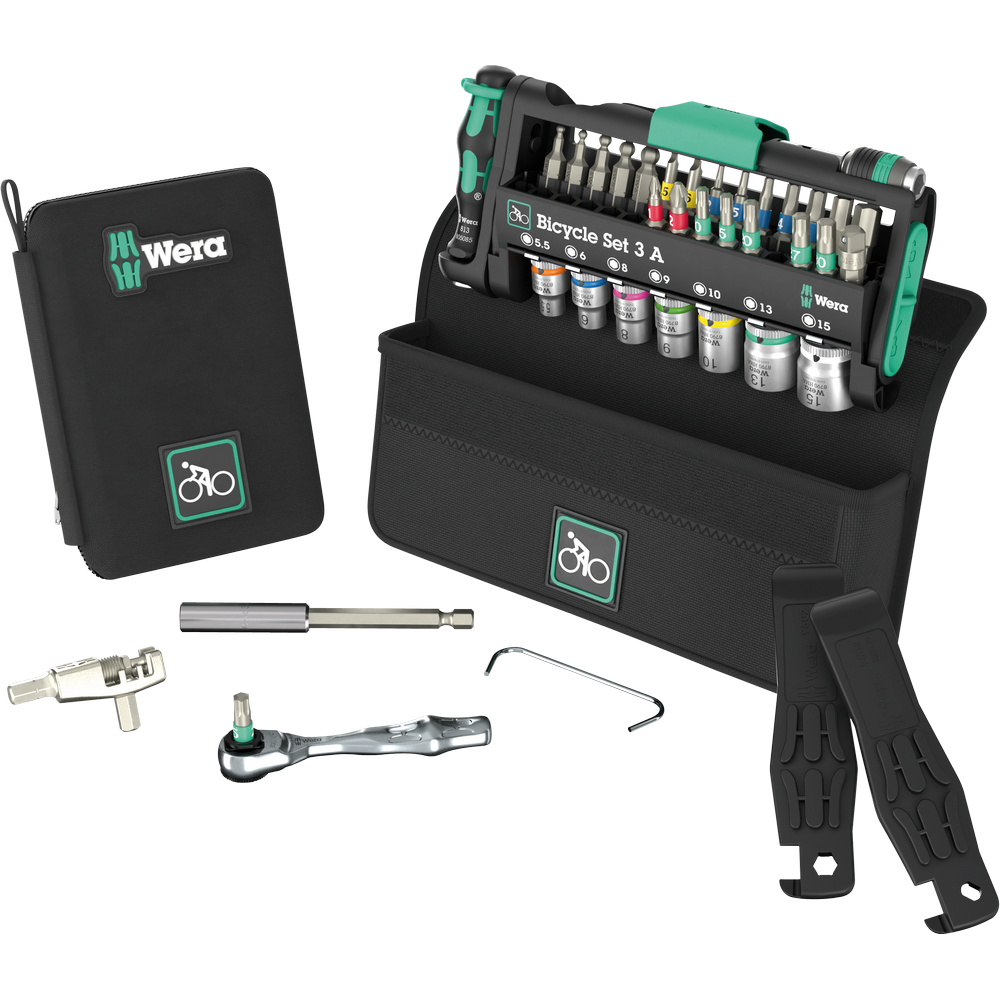 Набор торцевых головок и бит с трещеткой Wera 1/4