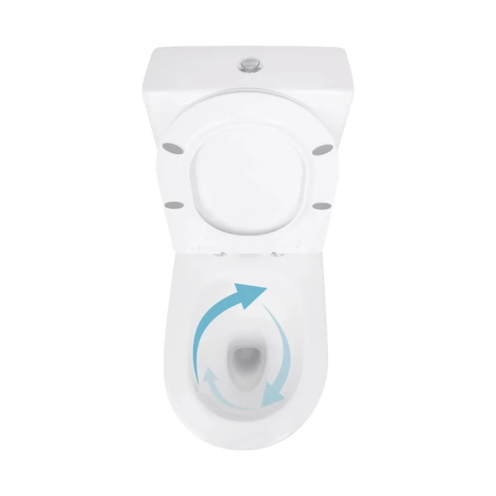 Унітаз підлоговий Qtap Jay Eco Ultra Quiet із сидінням Soft-close 640x360x835 мм QTJAY27W48749 White Київ - фото 18