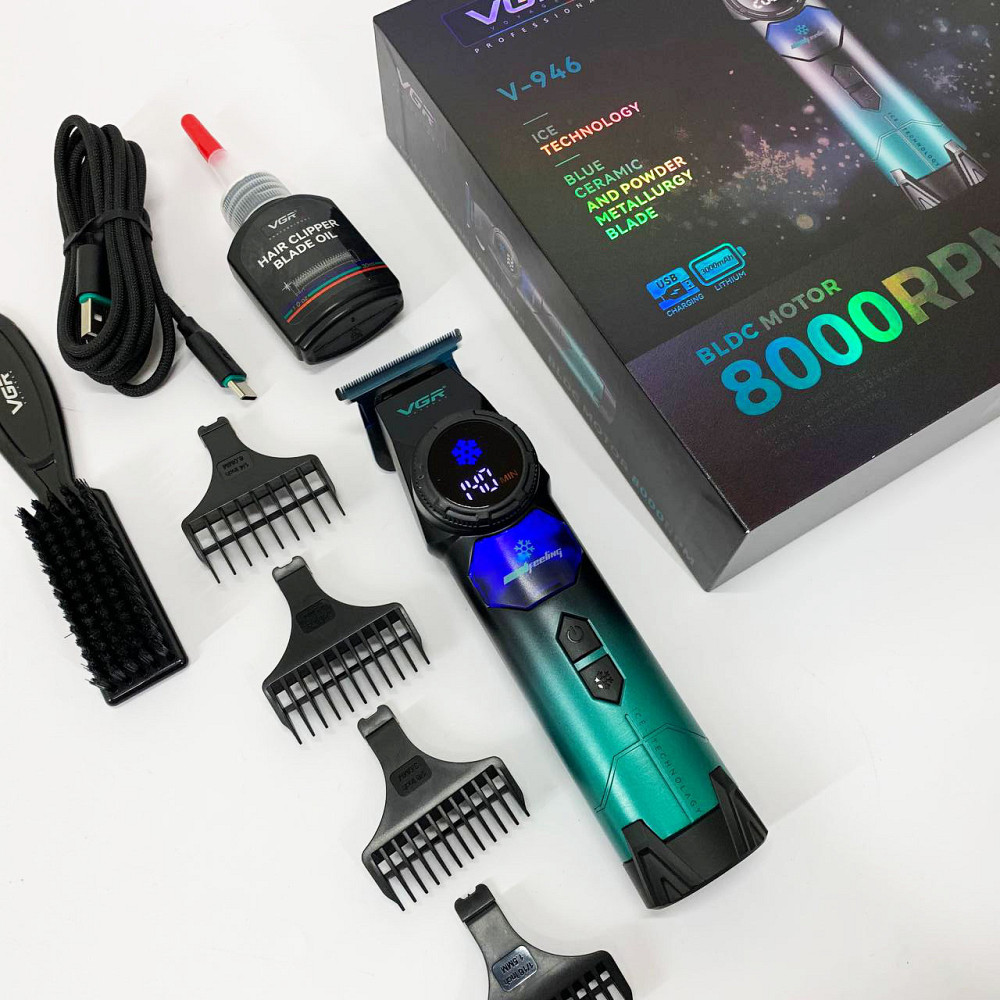 Машинка для стрижки волос с мотором, Набор для стрижки с зарядкой Практичная машинка волос ZH-75 Львов - изображение 13