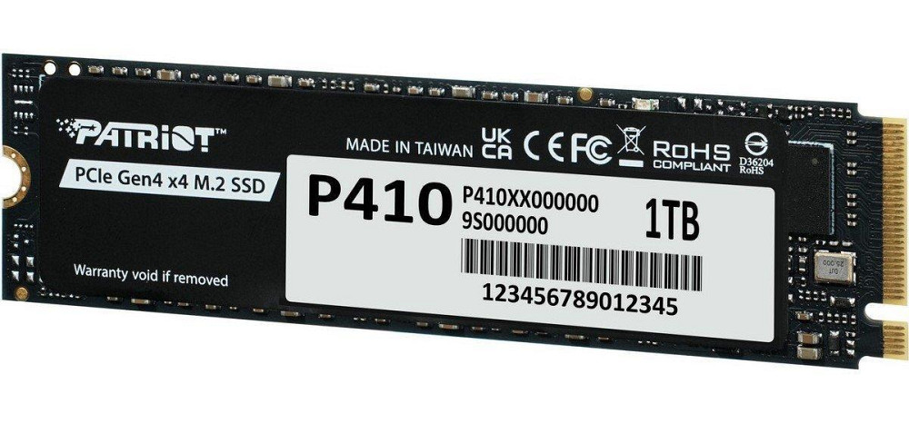 Накопичувач  SSD 1TB Patriot P410 M.2 2280 PCIe NVMe 4.0 x4 TLC (P410P1TBM28H) ( 12715 ) Харків - фото 6