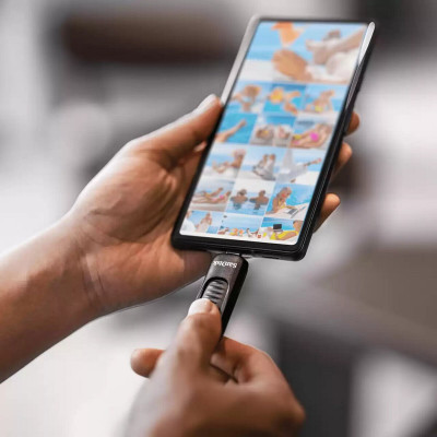 USB флеш накопичувач SanDisk 128GB Ultra Slider Type-C USB 3.2 (SDCZ480-128G-G46) Вінниця - фото 5