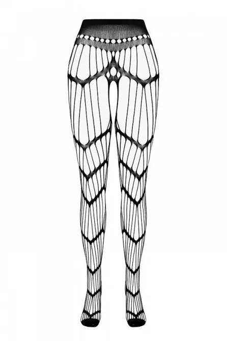 Еротичні колготки-бодістокінг Passion ECO S006 white Львів - фото 3