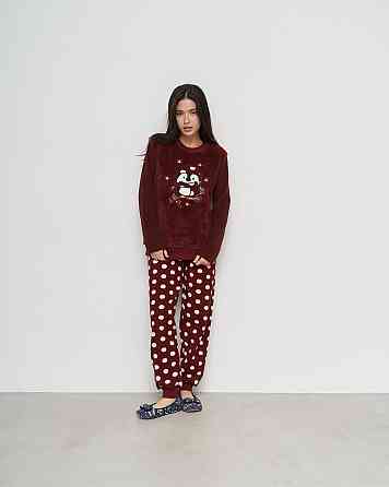 Піжама жіноча зі штанами Велюрсофт+Фліс - Пінгвін Lady Secret 94111 Київ