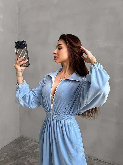 Жіночий стильний повсякденний велюровий комбінезон Одеса - фото 2