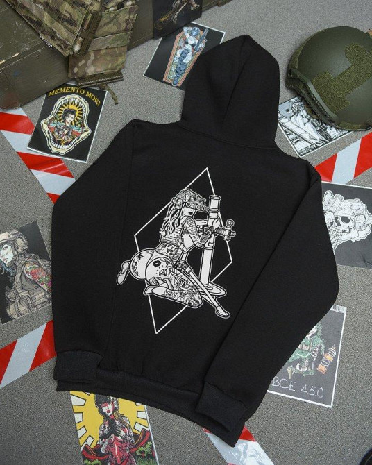 Худі CELEO на флісі black ВТ7912 Одеса - фото 1