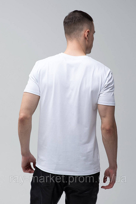 Футболка базова Ray Premium Fit чоловіча біла (U0102-White) 3XL Київ - фото 4