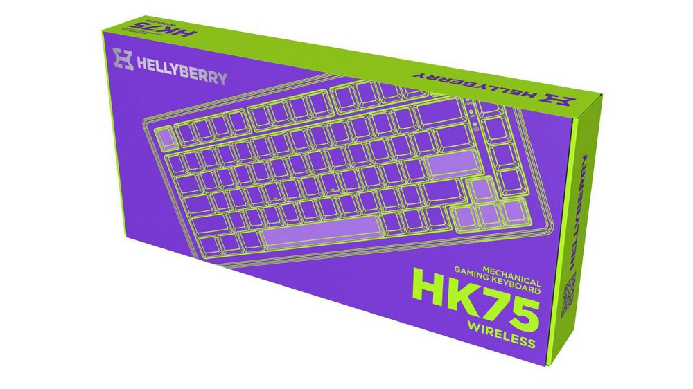 Клавіатура бездротова Hator Hellyberry HK75 Wireless White/Violet ( 10459 ) Харьков - изображение 9