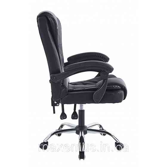 Офисное кресло операторское для персонала Bonro BN-6070 кресло для офиса компьютерное черное кресла офисные Мостиска