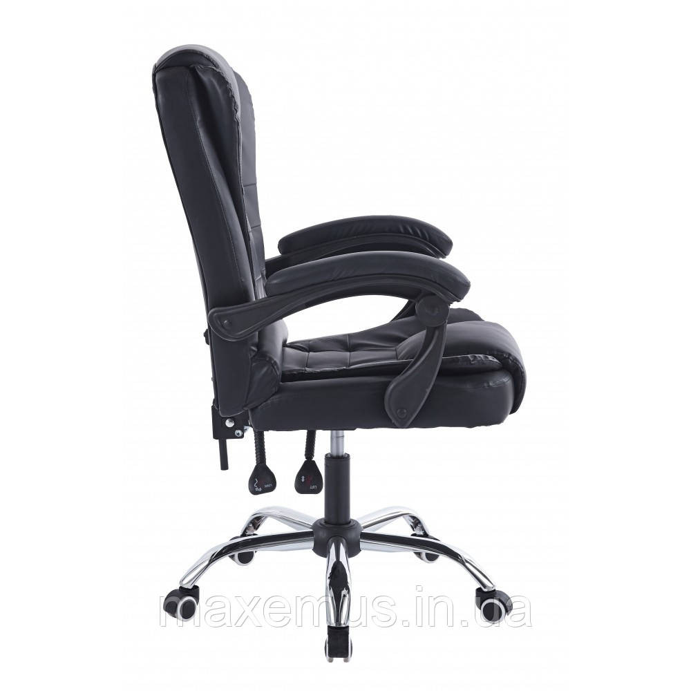 Офисное кресло операторское для персонала Bonro BN-6070 кресло для офиса компьютерное черное кресла офисные Мостиска - изображение 5