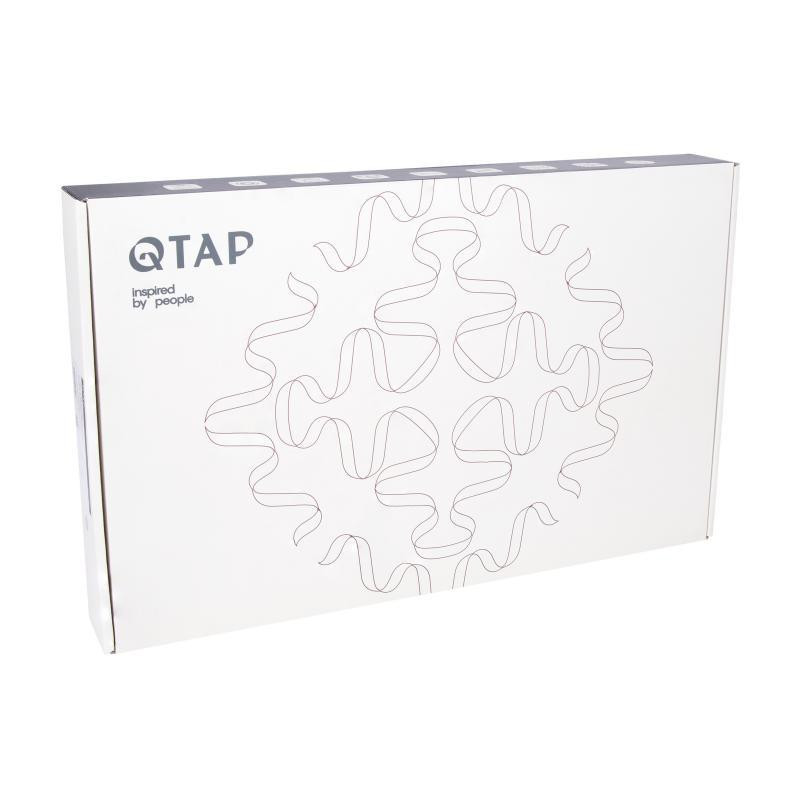 Змішувач для кухні Qtap Vlasta New з гнучким виливом із під'єднанням для питної води Gunmetal Black PVD Харків - фото 10
