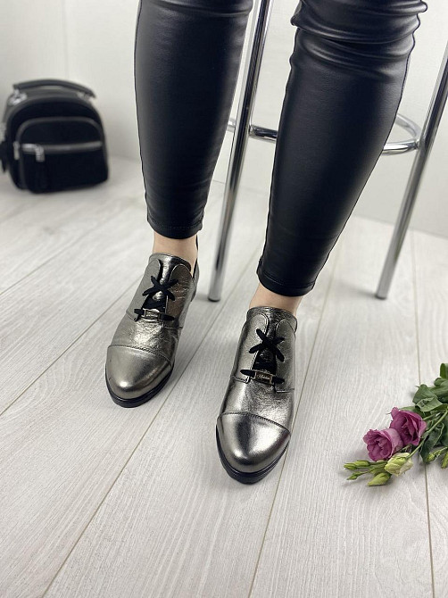 Ботильйони жіночі KRISTINA нікель натуральна шкіра весна-осінь розміри 36р. 37р.(3271) Коломыя - изображение 5