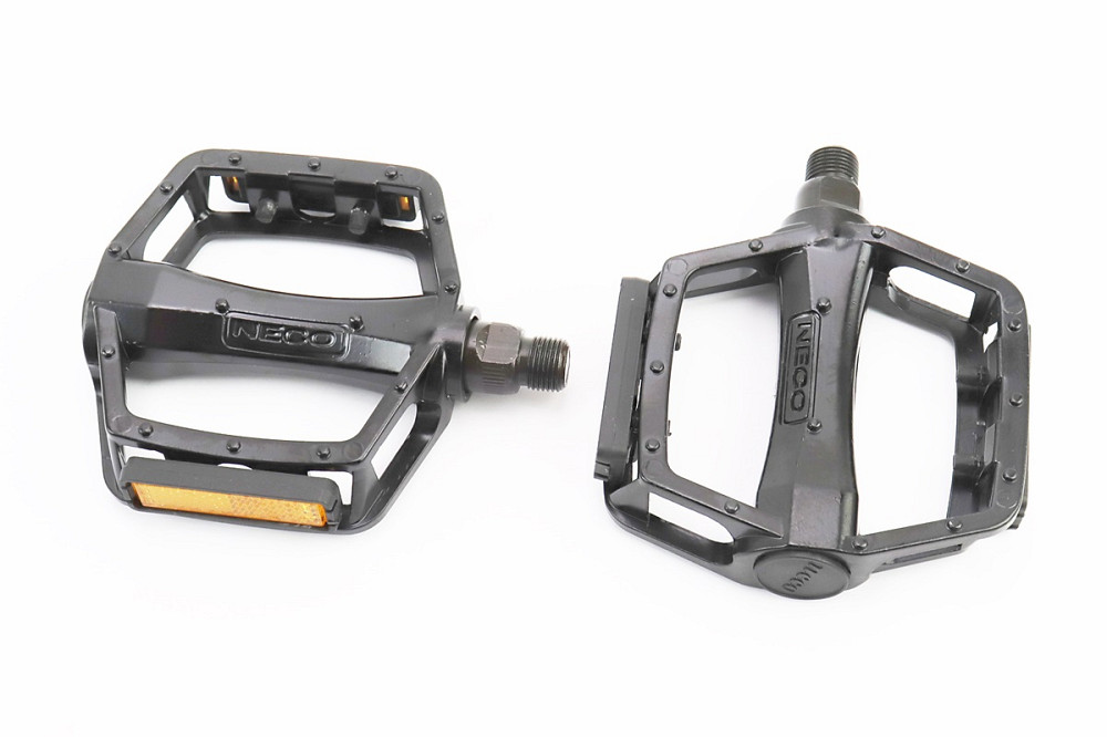 Педалі MTB широкі 9/16" (108x100x25mm) алюмінієві, чорні WP303А Київ - фото 1