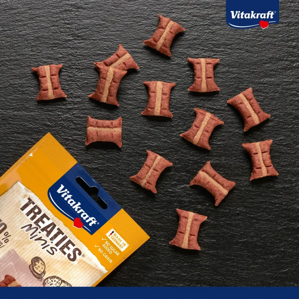 М’які міні закуски для собак Вітакрафт Vitakraft Treaties MINIS ласощі з ліверною ковбасою, 48 г Вінниця - фото 3