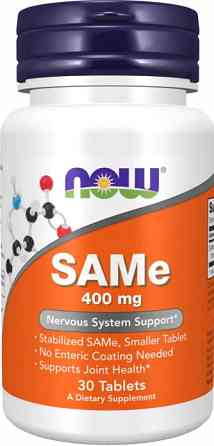 C-Аденозил-Л-Метионин Now SAM-E 400mg 30 tabs Киев