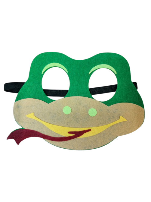 Дитяча маска Жабка для дитячого свята one size різнобарвний Київ - фото 1