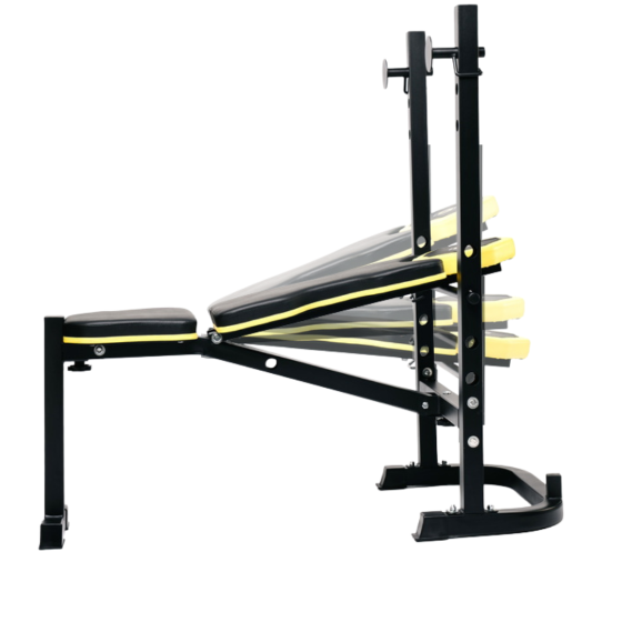 Лава універсальна для м'язів Besport Тренувальна лава і стійки, Професійна лава для жиму штанги Київ