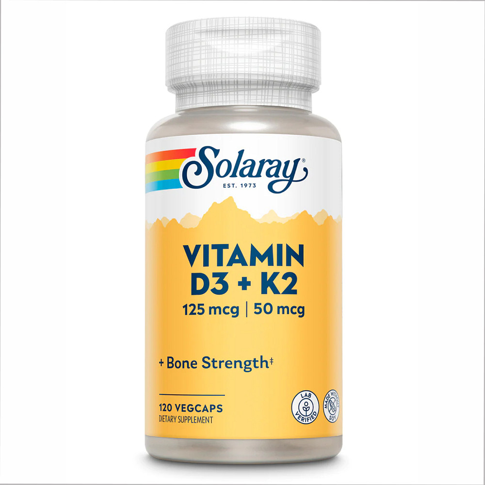 Vitamin D-3 &amp; K-2 - 120 vcaps Луцьк - фото 1