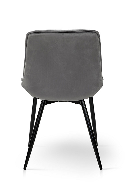 Стілець Прадо-R чорний/ велюр сірий Київ - фото 4