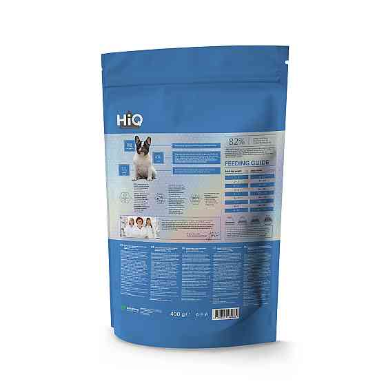 HiQ Mini Adult Lamb Сухий корм для дорослих собак малих порід з ягням, 400 г Київ