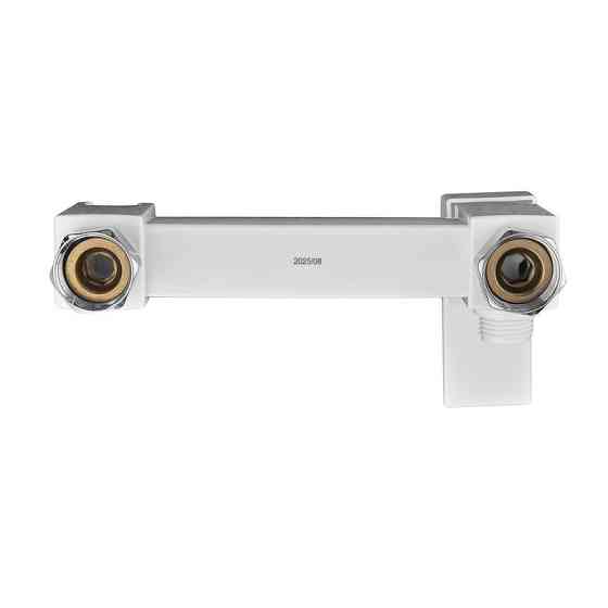 Смеситель для гигиенического душа Plamix Kubus-222 SET White (с шлангом и лейкой) термопластик (PM0744) Черновцы