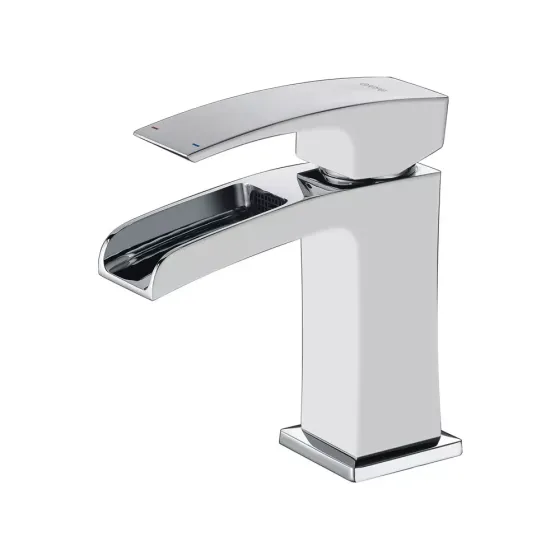 Змішувач для умивальника GAPPO G1007-30 білий/хром Київ