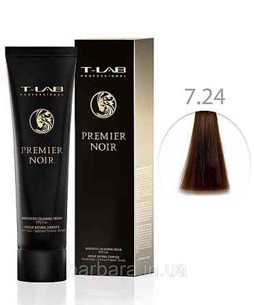 Крем-краска для волос T-LAB Professional Premier Noir Colouring Cream  7.24 - Блондин перламутрово-медный Киев