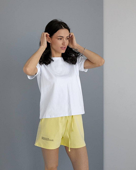 Базова футболка жіноча однотонна Білий S Харків - фото 2