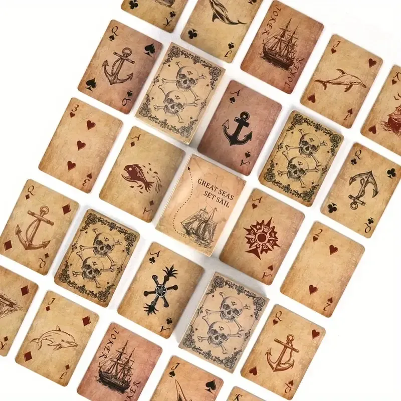Игровые карты в пиратском стиле | Глянцевые, старинный стиль, плотная бумага Киев - изображение 5