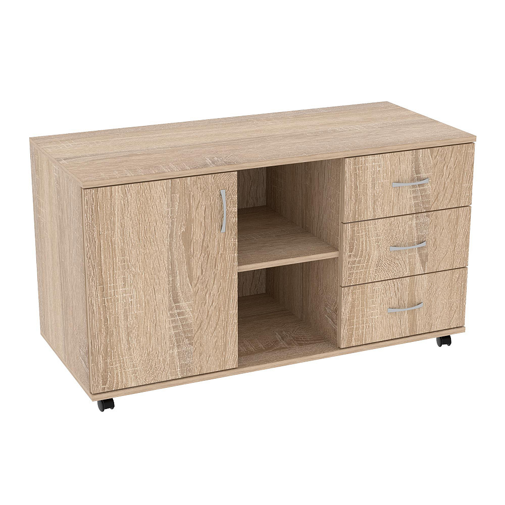 Тумба офисная ТМО-1, Дуб Сонома, 1100/480/620 Львов - изображение 1