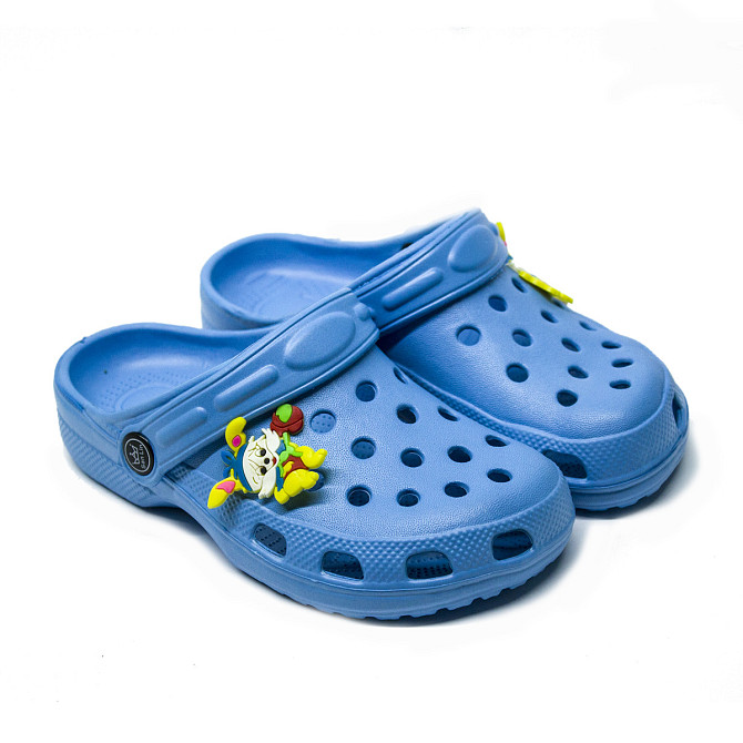 Дитячі сандалі сабо крокси "Like Crocs" Блакитний W140211 Одесса - изображение 2