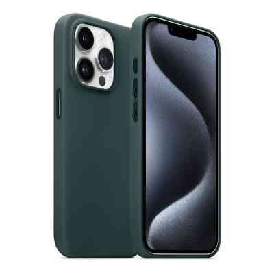 Чохол до мобільного телефона Armorstandart FAKE Leather Case Apple iPhone 15 Pro Sequoia Green (ARM76303) Вінниця