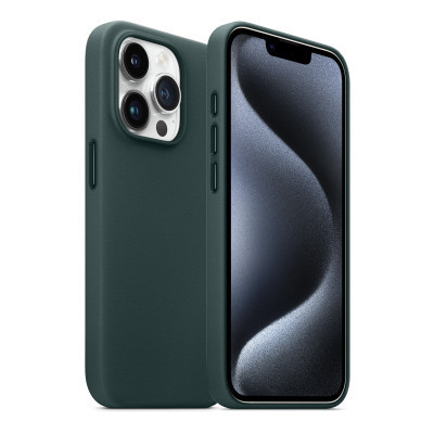 Чохол до мобільного телефона Armorstandart FAKE Leather Case Apple iPhone 15 Pro Sequoia Green (ARM76303) Вінниця - фото 3
