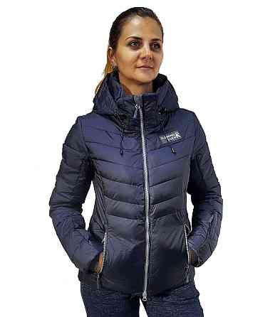 Женская черная зимняя куртка Running River Киев