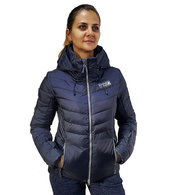 Жіноча чорна зимова куртка Running River Київ - фото 1