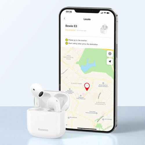 Беспроводные Bluetooth наушники Baseus Bowie E3 TWS со встроенным микрофоном NGTW080002 (Белые) Николаев - изображение 7