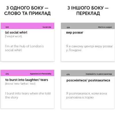 Обучающий набор English Student Карточки для изучения английского языка Collocations B2-C1, украинский (591225944) Винница