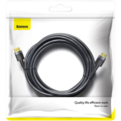 Кабель мультимедійний HDMI M to HDMI M 5.0m V2.0 Baseus (CADKLF-H01) Вінниця - фото 2