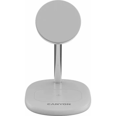 Зарядний пристрій Canyon wireless charger WCS-205 15W Qi2 2in1 w/o adapter White (CNS-WCS205WW/A) Вінниця - фото 12