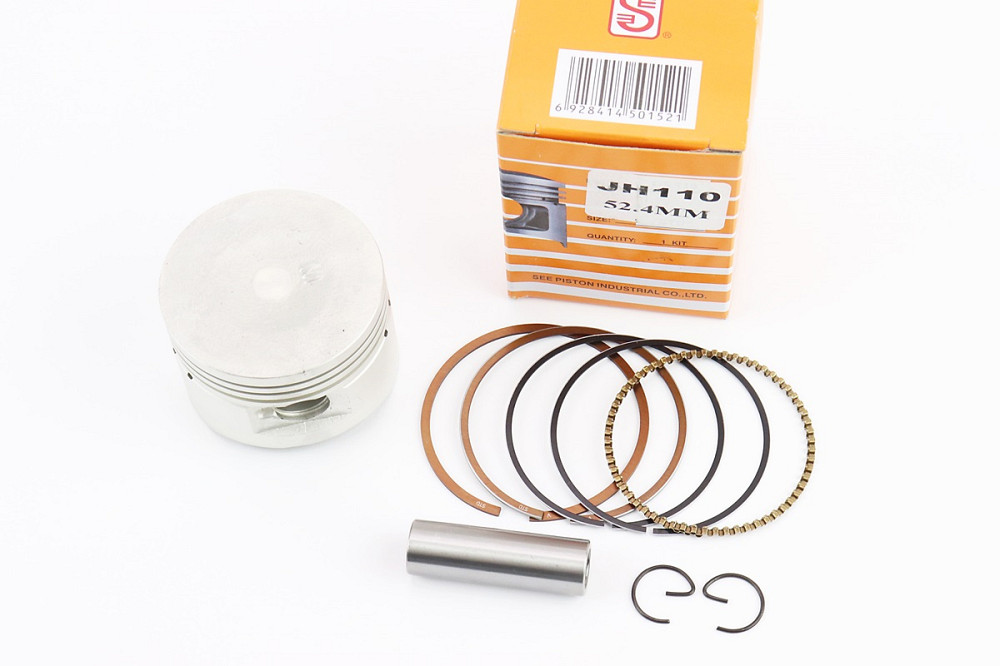 Поршень к-кт 110cc 52,4мм STD (палець 13мм) жовта коробка Киев - изображение 1