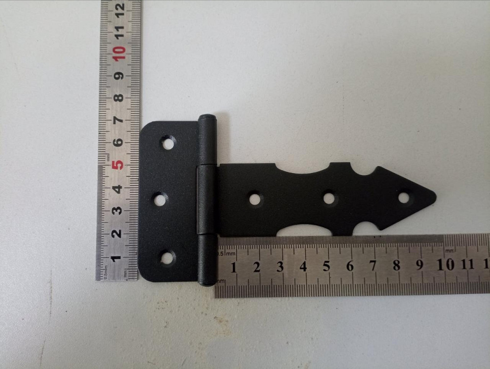 Завіса альтанкова оздоблена покрита чорною порошковою фарбою 100мм "P-o" Киев - изображение 2