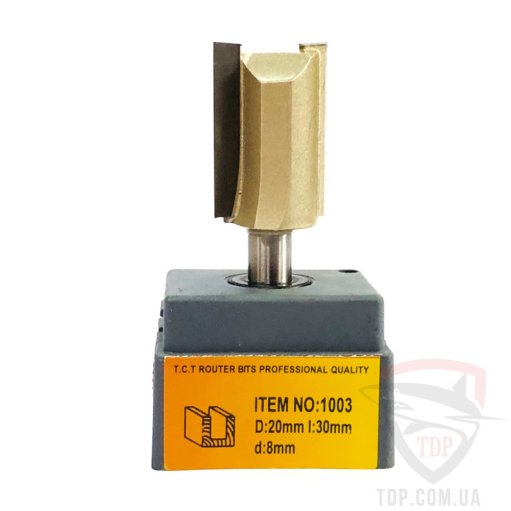 Фреза по дереву ГЛОБУС пазовая прямая 1003 D20 d8 h30 Коломыя - изображение 3