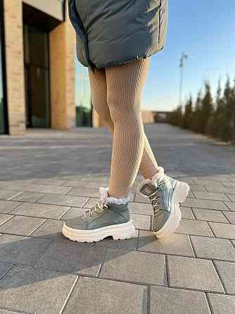 Черевики жіночі BR 07 мята натуральна шкіра зима 37-38р. (4890) Коломия