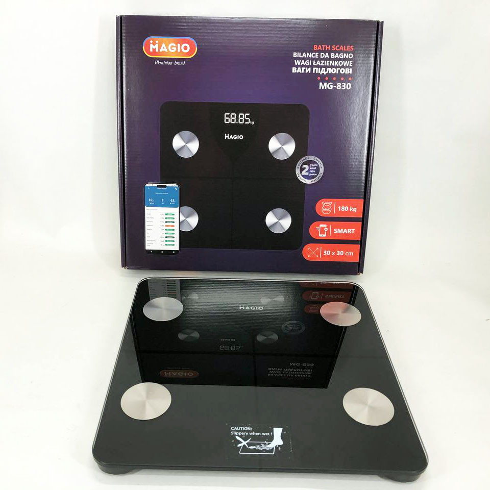 Весы для здоровья и фитнеса MAGIO, Весы для контроля состава тела контроля здоровья и фитнеса HX-55 Ивано-Франковск - изображение 4